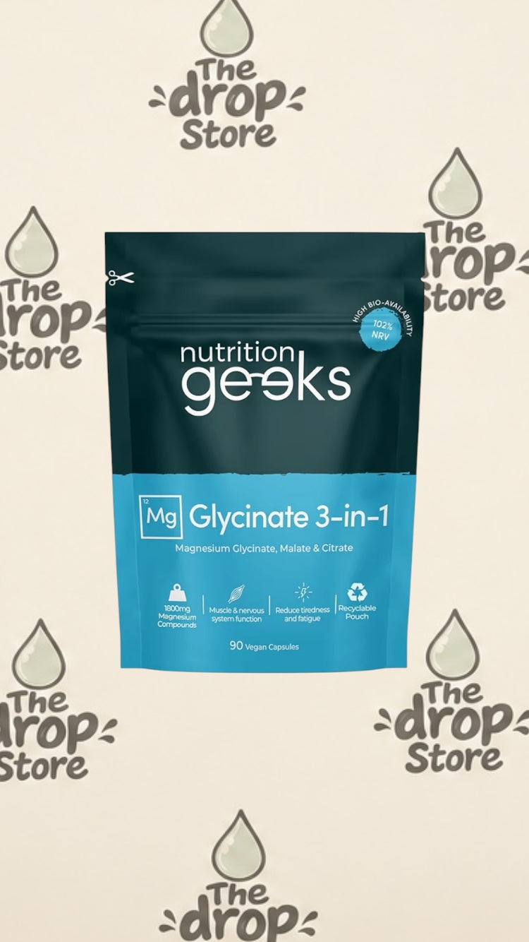 Nutrition Geeks Magnesium Glycinate 3-in-1 – 90 Vegan Capsules