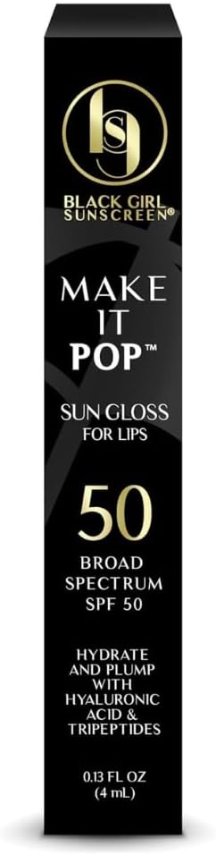 Black Girl Sunscreen Make It Pop™ Sungloss™ Lip Gloss with SPF
