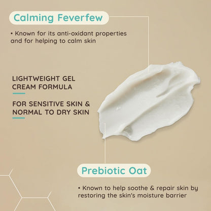 Aveeno Face Calm+Restore Oat Gel Moisturiser 50ml