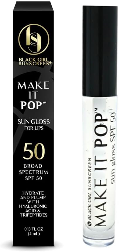Black Girl Sunscreen Make It Pop™ Sungloss™ Lip Gloss with SPF