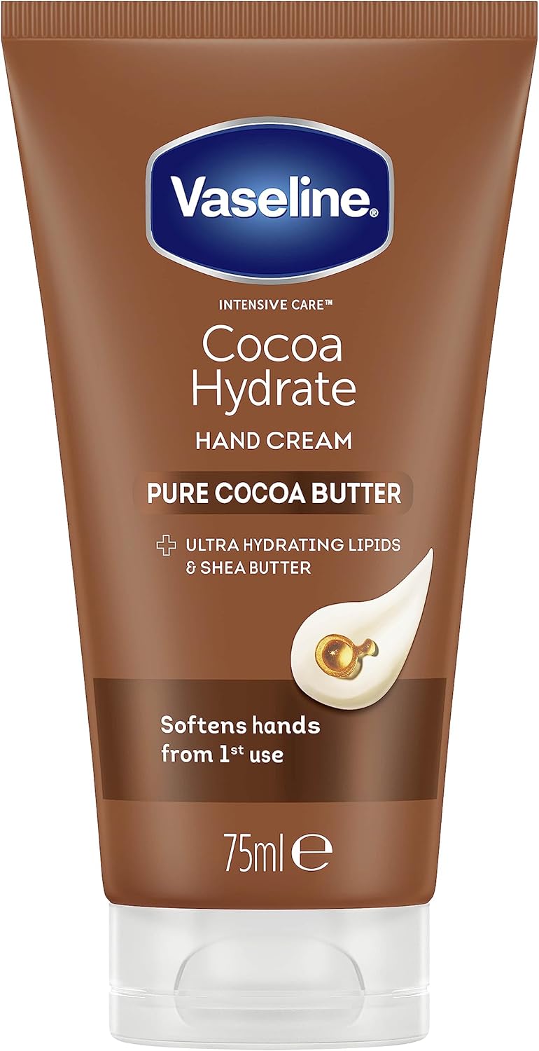 Vaseline Intensive Care Cocoa Radiant Body Lotion & Oil, Healthy Hands & Lip Therapy Regime Bundle