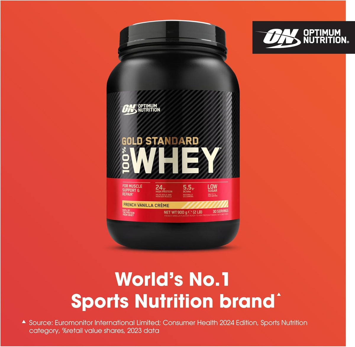 Optimum Nutrition Gold Standard 100% Whey protein 900g