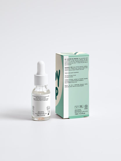 caffine booster, face lifter, vegan friendly 