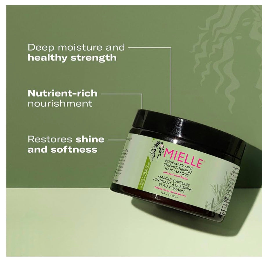 Mielle Rosemary Mint Strengthening Hair Masque – 340 g
