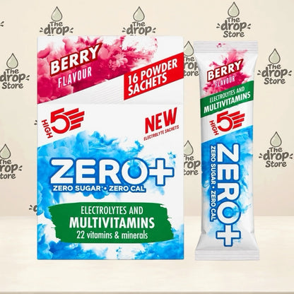 HIGH5 ZERO+ Electrolytes & Multivitamins – Berry, 16 Powder Sachets