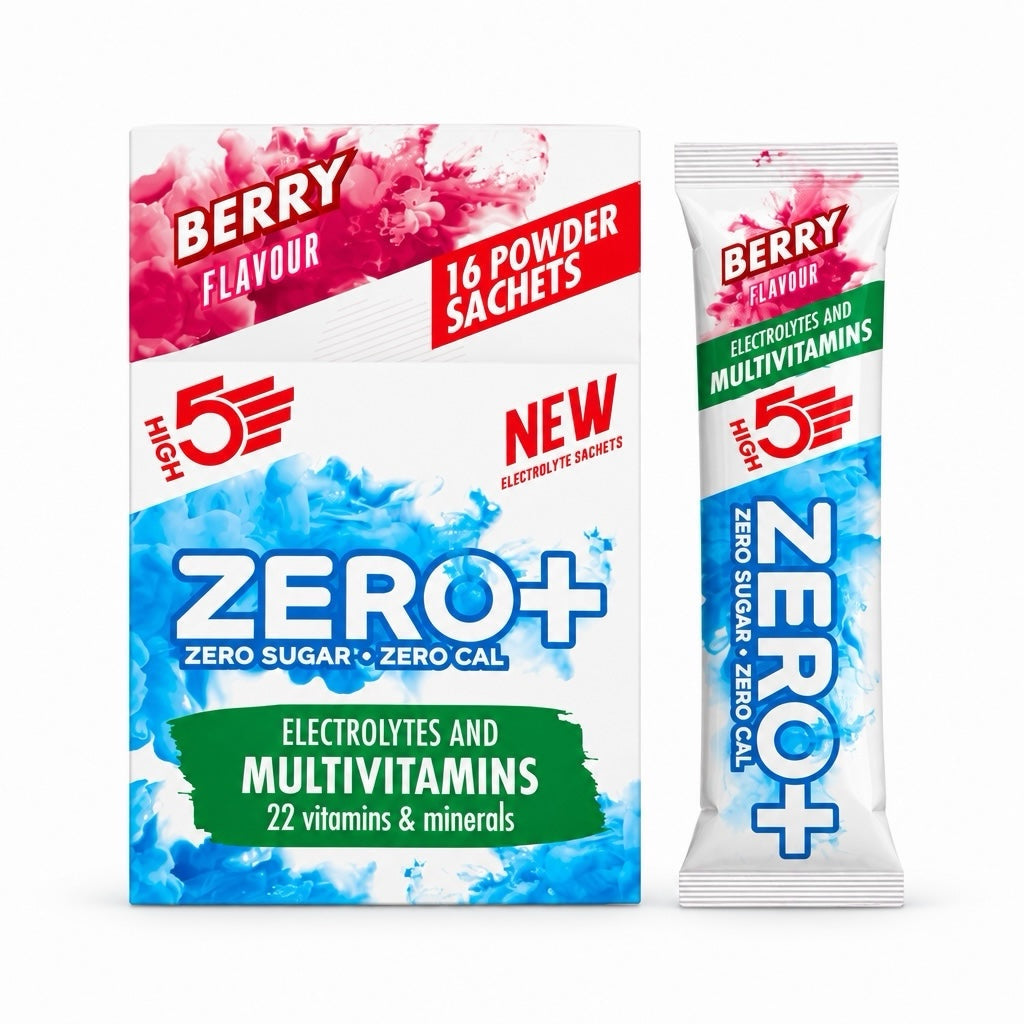HIGH5 ZERO+ Electrolytes & Multivitamins – Berry, 16 Powder Sachets